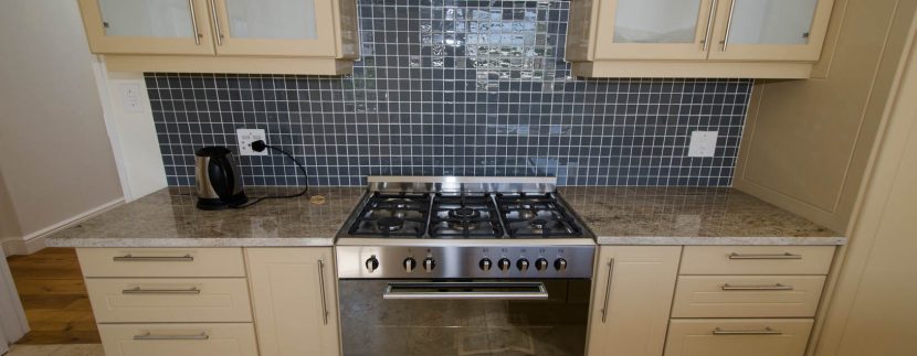 Kitchen stove and counter