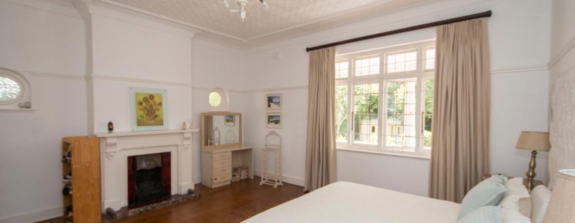 M master bedroom to fireplace